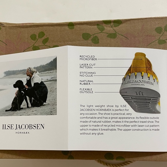 ILSE JACOBSEN Womens Gray Tulip Laser Cut Slip On Rubber Sole Shoe Size 36 - Picture 13 of 16